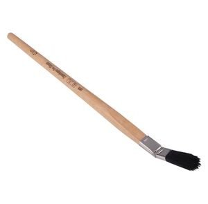 Lyonpenseel Gebogen Zwart Chinees Varkenshaar maat 16