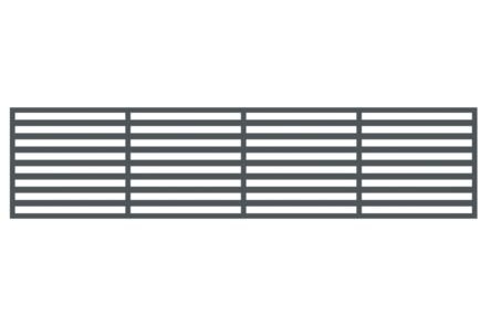 decopaneel paxos horizontaal RAL7016 450x1770mm