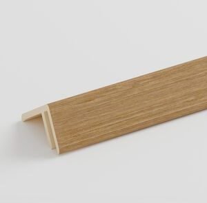 fortalit eindprofiel eiken PVC 6000mm