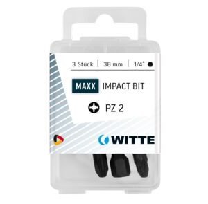 Witte schroefbit big impact pozidriv pz2 1/4" 38mm 3st