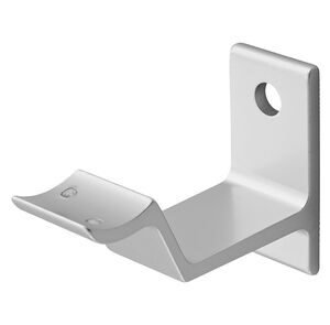 hermeta leuninghouder met tapgat 3543-01 alu f1 geanodiseerd