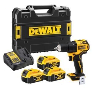 DeWALT accu schroefboormachine xr DCD708P3T-QW incl 3 accu's en 1 lader 18v inclusief TSTAK