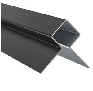james hardie buitenhoekprofiel midnight black alu. 20x20mm 3000mm