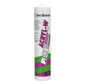 acrylaatkit-w zwart koker 310ml