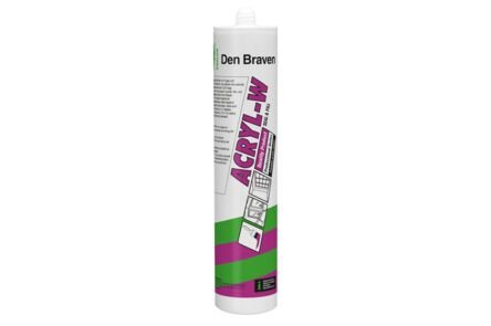 acrylaatkit-w zwart koker 310ml
