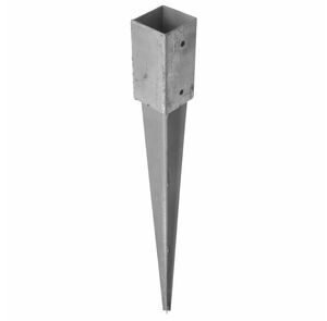 paalhouder met punt thermisch verzinkt 91x91x900mm