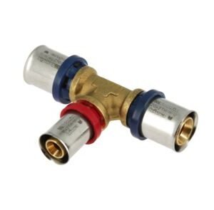 bonfix alu-pers t-stuk kiwa/komo (alu-pers) 20x16x20mm