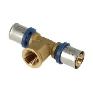 bonfix alu-pers t-stuk kiwa/komo (1/2 binnerndr) 16x1/2x16mm