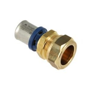 bonfix alu-pers x knel koppeling kiwa/komo (alu-pers x knel) 16x15mm