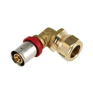 bonfix kniekoppeling kiwa/komo alu-pers x knel 16x15mm