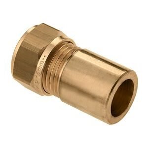 bonfix renovatiekoppeling messing (knel x insteek) 15x22mm