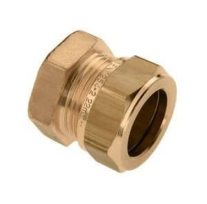 bonfix knel eindkoppeling messing kiwa/gastec 12mm 5st