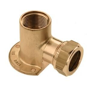 bonfix muurplaatkoppeling messing kiwa/gastec binnendraad x knel 1/2x15mm