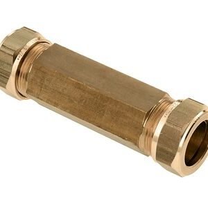 bonfix reparatiekoppeling messing 2x knel 15x15mm