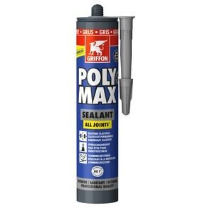 Griffon polymax sealant grijs 280ml