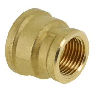 bonfix Vverloopsok messing 2x binnendraad 1/2x3/8 inch