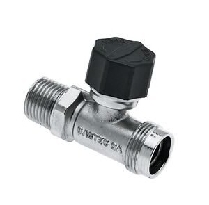 bonfix gaskomfoor/aansluitkraan recht gastec buitendraad 1/2xM24