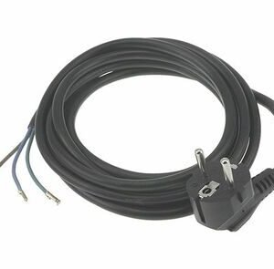 aansluitsnoer vinyl randaarde 3x1mm² zwart 2,5m