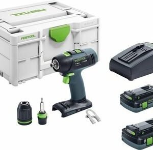 Festool schroefboormachine T 18+3 HPC 4,0 I-Plus 18v