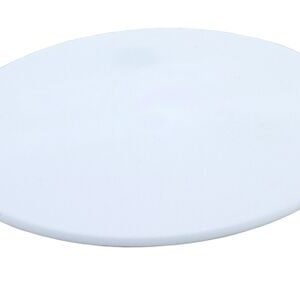 afdekplaat rond klemmend 95mm wit (set van 5 stuks)