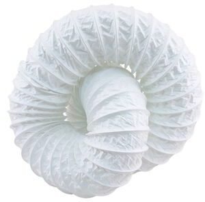 Starx afvoerslang flexibel kunststof wit 1st 125x1500mm