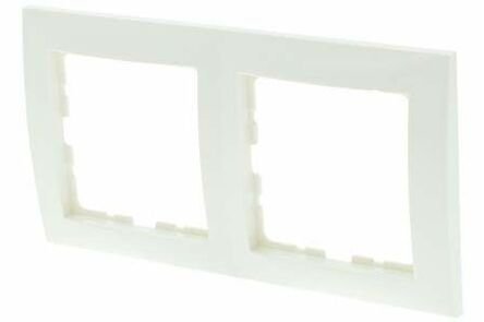 berker s1 afdekraam 2voud creme