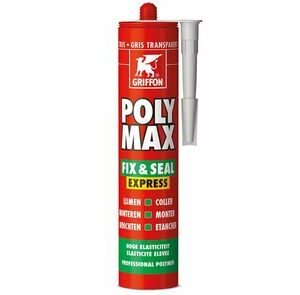 GRIFFON Poly Max Lijmkit Express Grijs 300gr