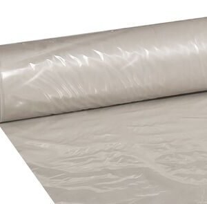 Bouwfolie pe t200 transparant 2000mm rol 50m