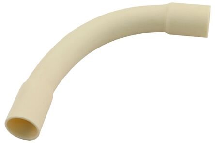 bocht pvc creme 3/4" (set van 3 stuks)