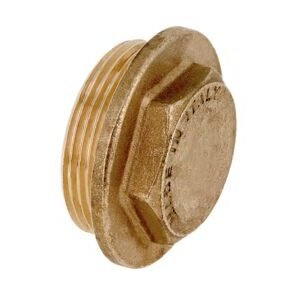 bonfix plug met zeskant messing buitendraad 1/2inch