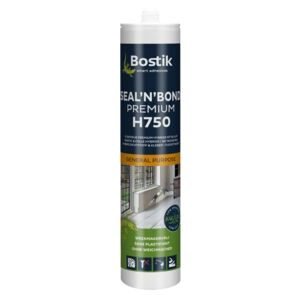Bostik h750 constructie- en montagelijm wit