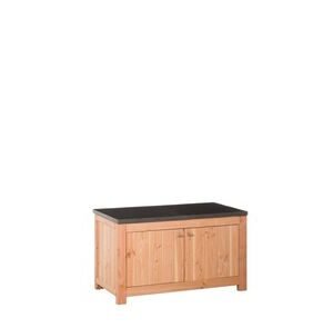 douglas buitenkeuken dubbele deur onbehandeld 560x1090x600mm