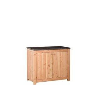 douglas buitenkeuken dubbele deur onbehandeld 560x1090x900mm