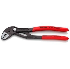 Knipex waterpomptang 87 01 180 zwart geatramenteerd, kop gepolijst, grepen met meer-componentengrepen 180mm