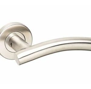 comfidoor deurkruk bend geborsteld rvs