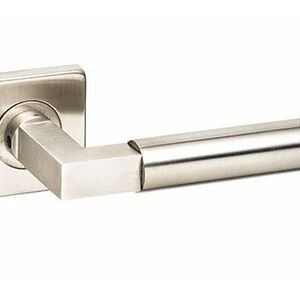 comfidoor deurkruk duo square geborsteld rvs