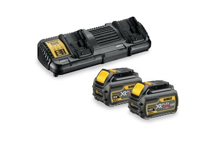 DeWALT accu xr flexvolt DCB132T2-QW met duolader 18v