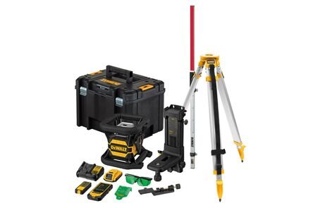 DeWALT roterende laser DCE080D1GS-SET bluetooth 18v