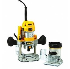 DeWALT bovenfreesmachine D26204K-QS met verwisselbare zool 230v