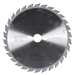 DeWALT cirkelzaagblad DT4226 30-tands 250/30mm