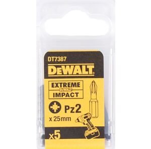 DeWALT schroefbit impact torsion pozidriv DT7387T-QZ pz2 25mm 5st