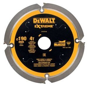 DeWALT cirkelzaagblad pcd extreme DT1472-QZ 4-tands 190x30mm