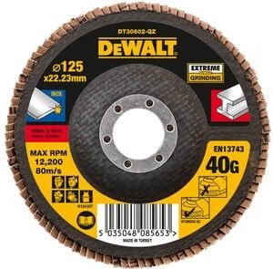 DeWALT lamellen schuurschijf DT30602 k40 125x22,2mm