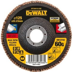 DeWALT lamellen schuurschijf DT30612 k60 125x22,2mm
