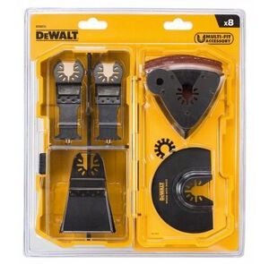 DeWALT multi zaagbladenset met schuurpapier DT20731-QZ 8-delig 8st