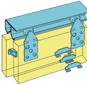 double top schuifdeurbeslag w18 voor 2 deuren