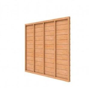 Douglas wandpakket onbehandeld t.b.v. enkelzijdige wand Comfort/DHZ 246,5x224cm