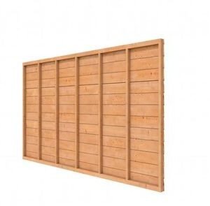 Douglas wandpakket kleurloos geïmpregneerd t.b.v. enkelzijdige wand Comfort/DHZ 371x224 cm