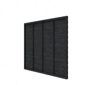 Douglas wandpakket zwart geïmpregneerd t.b.v. enkelzijdige wand Comfort/DHZ 246,5x224cm