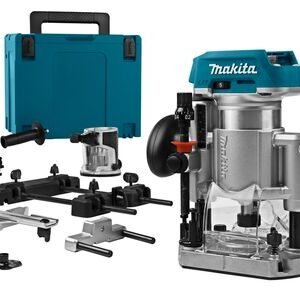 Makita accu boven-/kantenfrees lxt 18 v DRT50ZJX9 18v inclusief Mbox